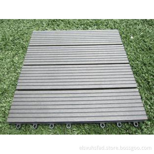 Outdoor Waterproof Artifical Turf Wood Plastic Composite Fl
